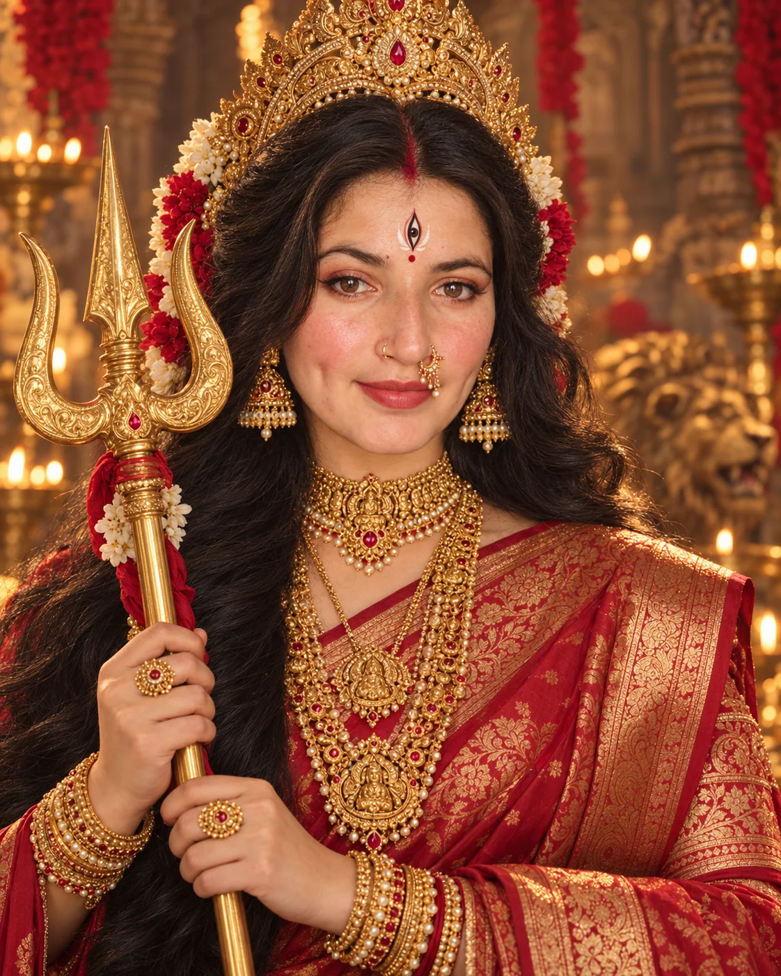 Maa Durga Divine Avatar/Durga Maa / Image Prompt