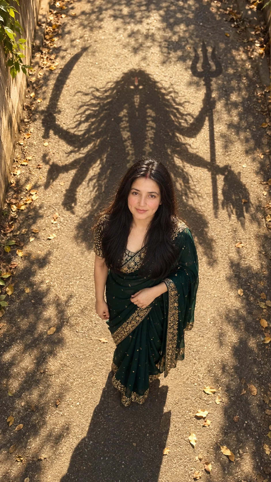 Maa Kali Divine Shadow AI Photo Editing Prompt For Girl
