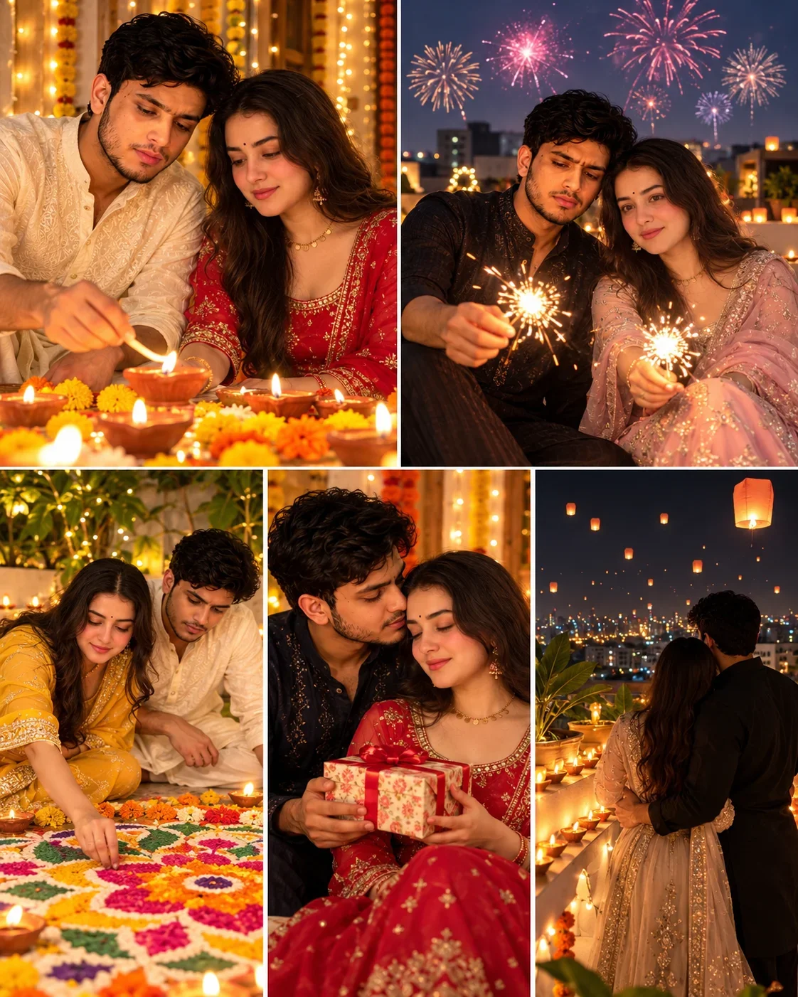 Diwali AI Couple Photo Prompt: 5 Romantic Festive Image Ideas