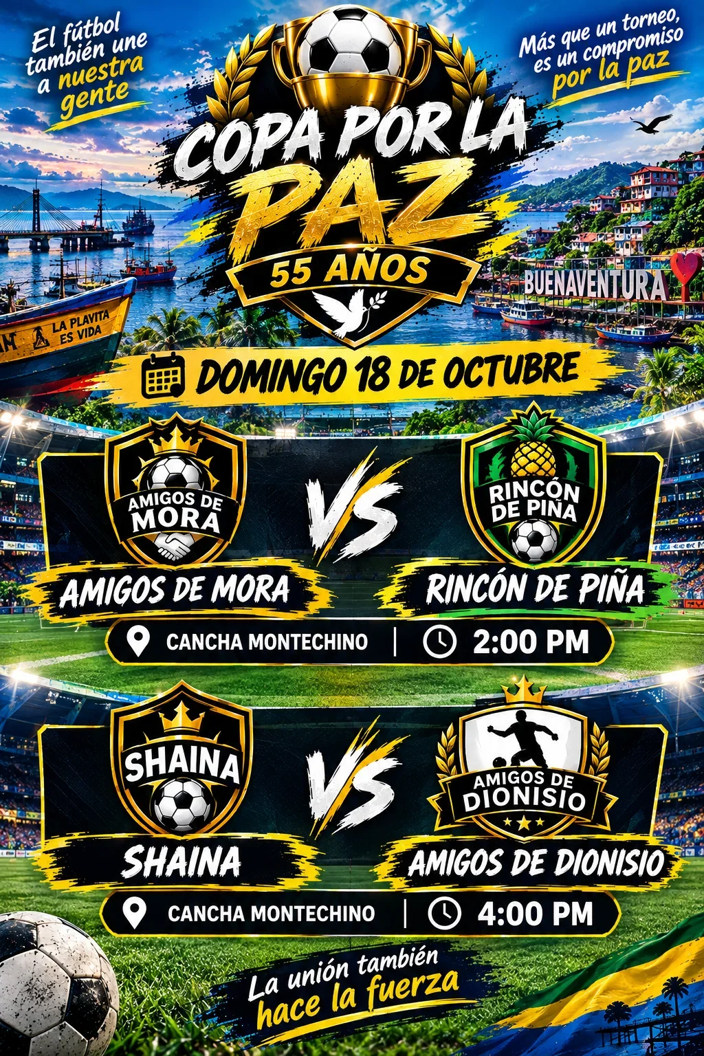 Copa por la paz - 55 años