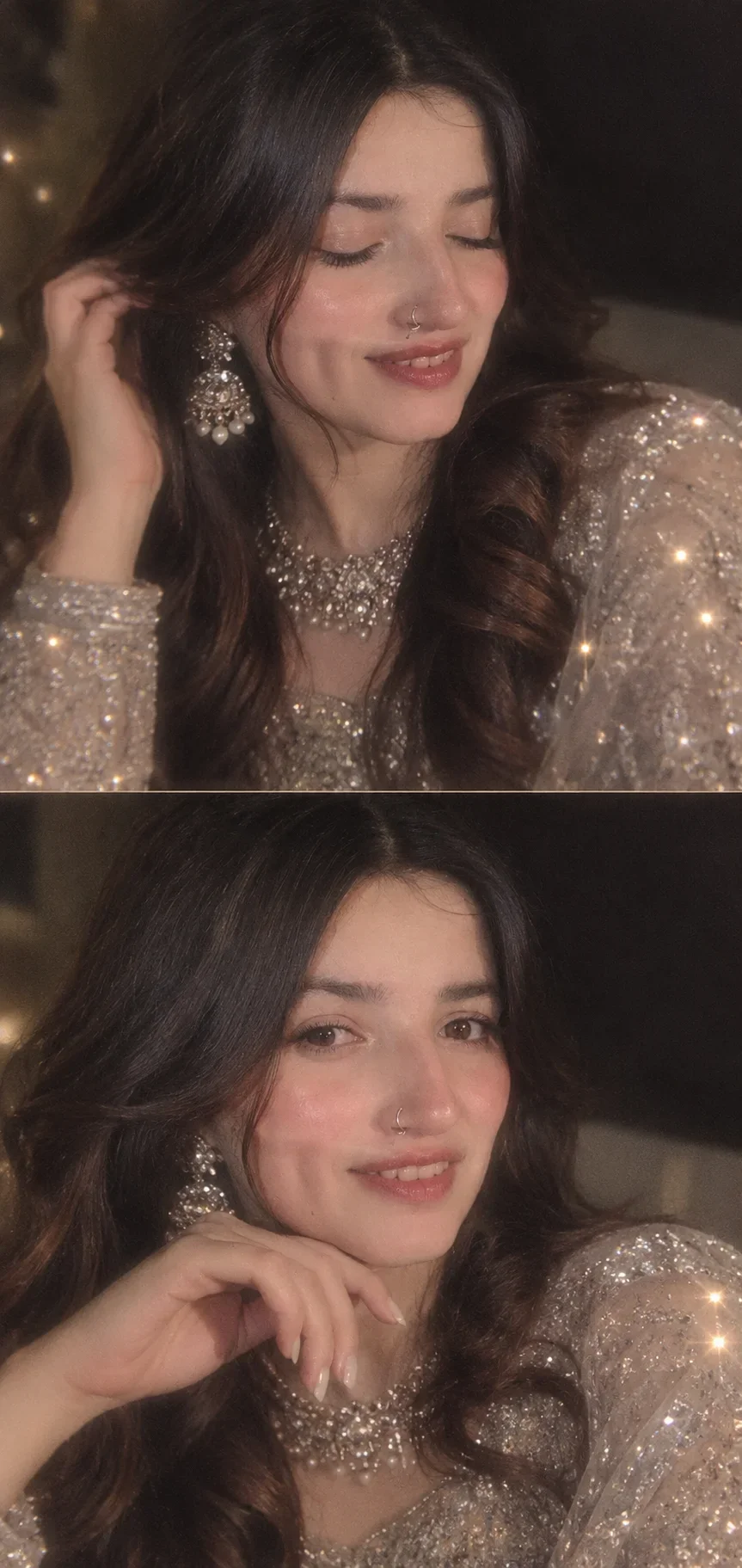 Girls Diwali Glam Look 🪔 | Photo Editing Prompt Diwali Look Glossy Make-up